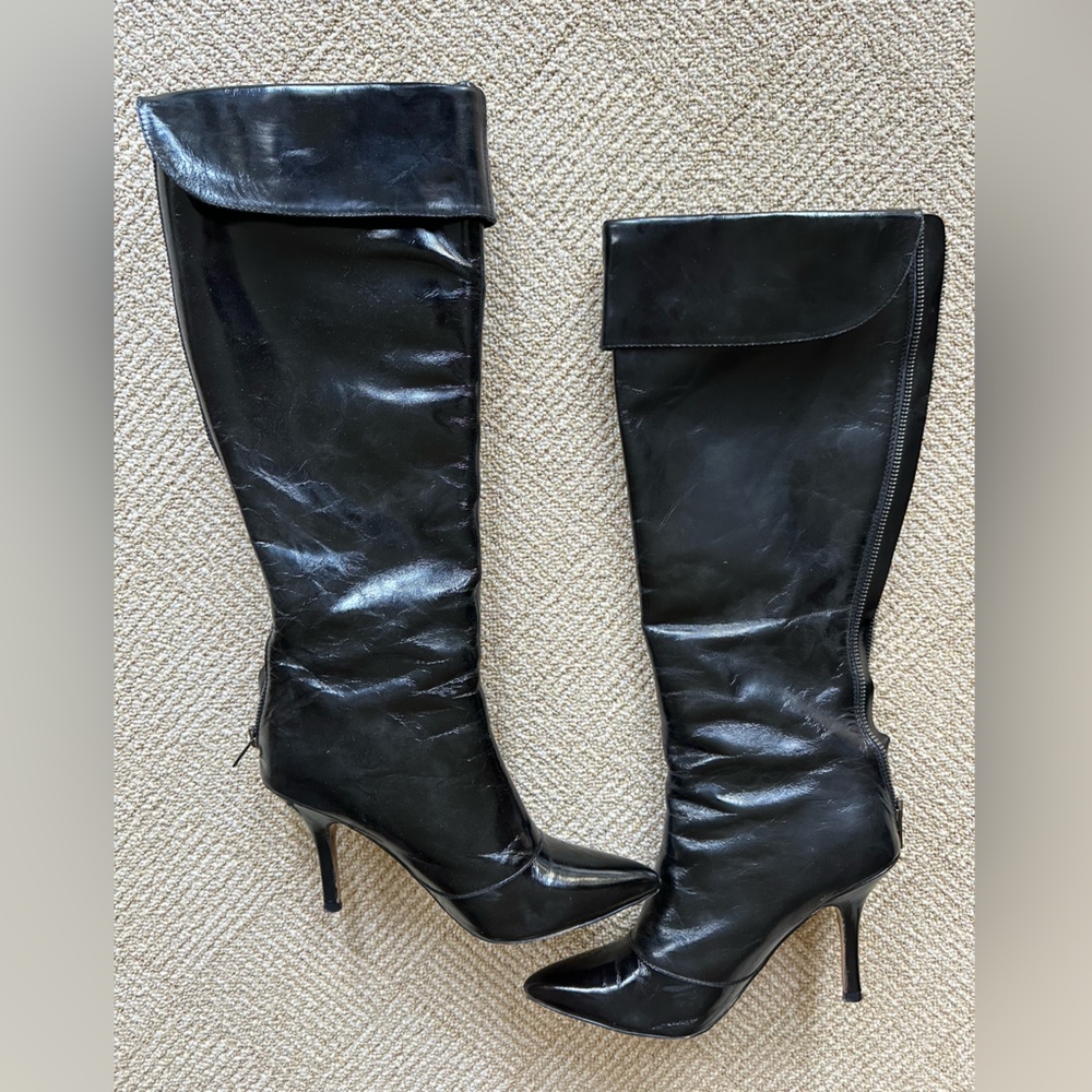 White House Black Market Black Knee-High Boots